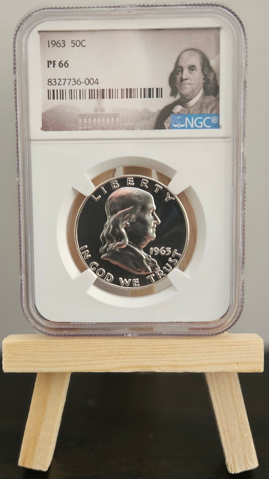 NGC PF66 Franklin Half Dollar Proof Pair 1959 & 1963 Silver