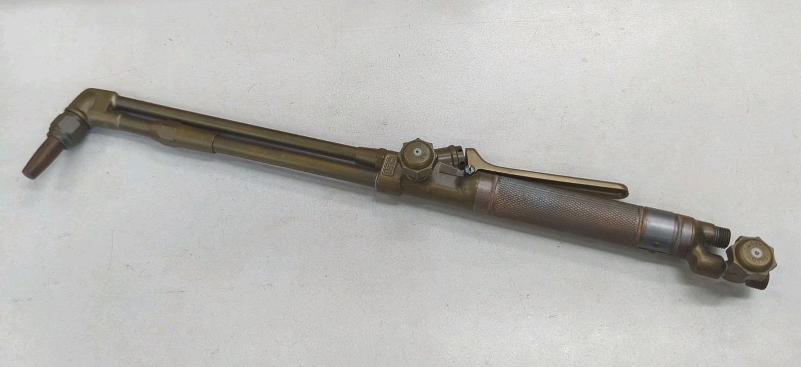 Rego 2 Tube Cutting Torch Unknown Model  Bronze Alloy Refurbished