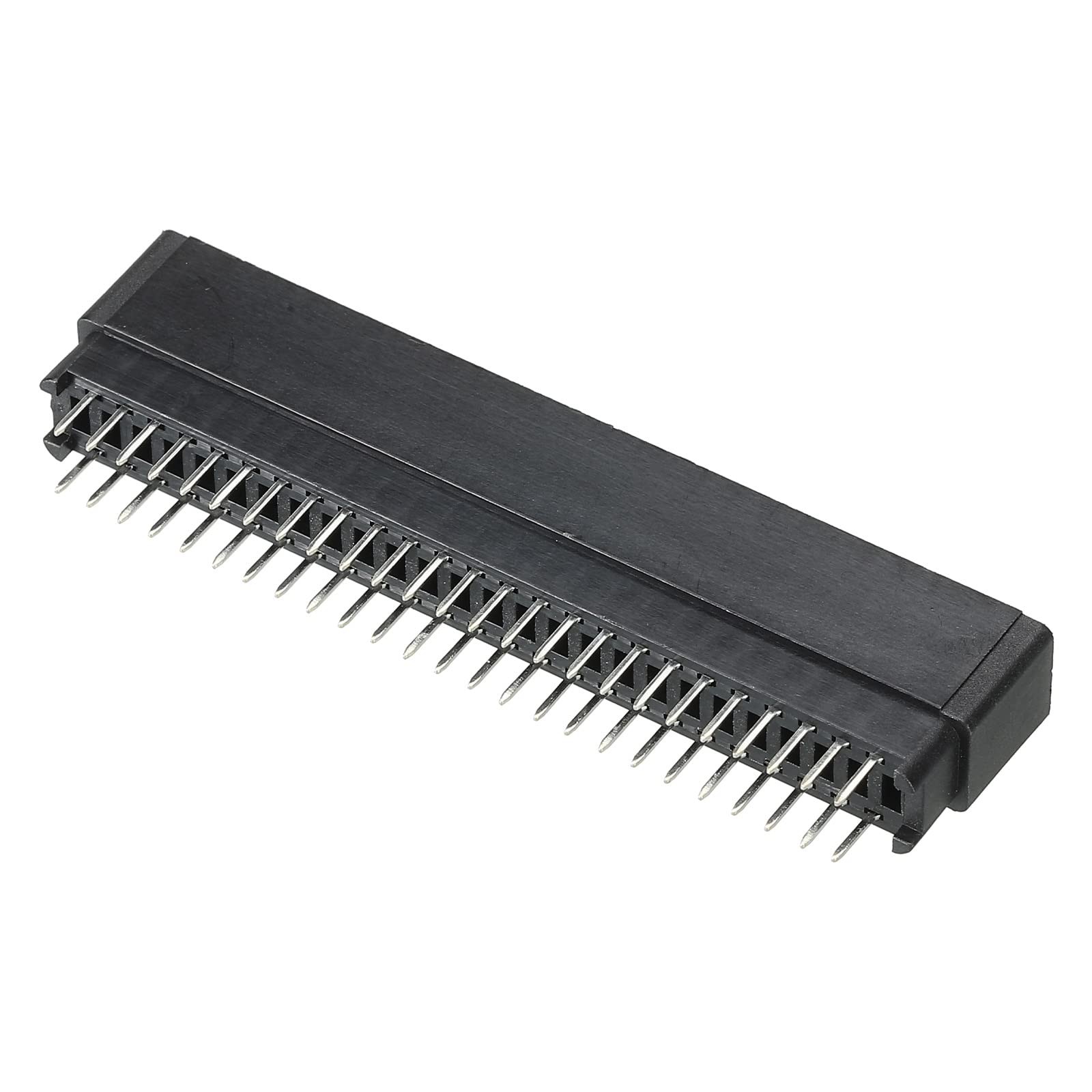 PATIKIL Card Edge Connector Black Socket Straight Connection 50 Pin 2.54mm...