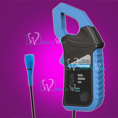 Hantek Digital Oscilloscope Multimeter AC/DC Current Clamp Upto 400Hz 650A CE
