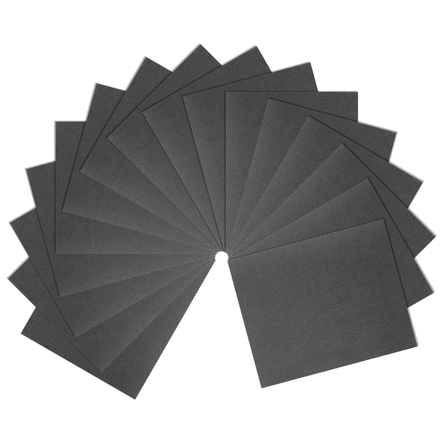 80 Grit Wet Dry Sandpaper 9 x 11 In Sanding Sheets 25 PCS Silicon Carbide Sander