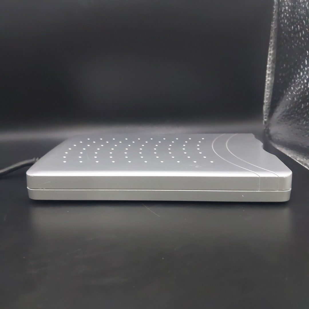 Dynex External Floppy Disk Drive DX-EF101 Gray Silver USB - Tested Working Used