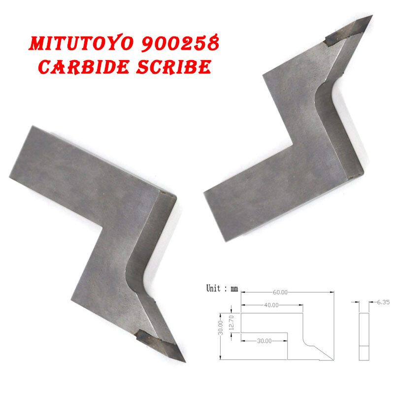 2pcs - Mitutoyo 900258 Carbide Scriber for Height Gauges Carbide-Tipped Scriber