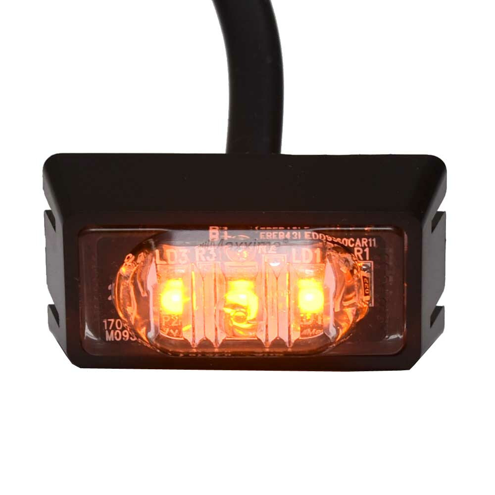 Maxxima Boat Courtesy Light M09360YCL | 12V Amber LED Plastic