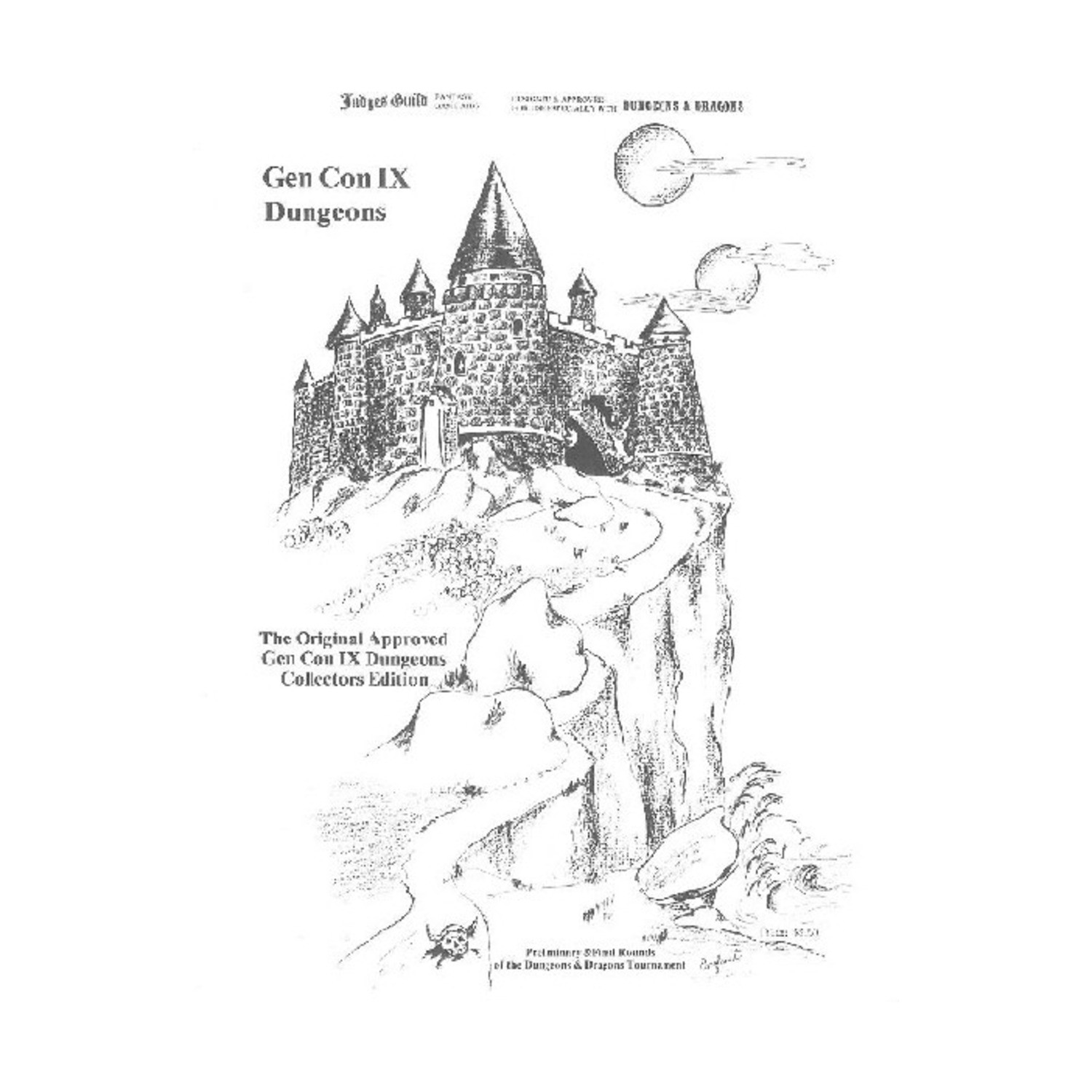 Judges Guild D&D Module Gen Con IX Dungeons (4th) VG