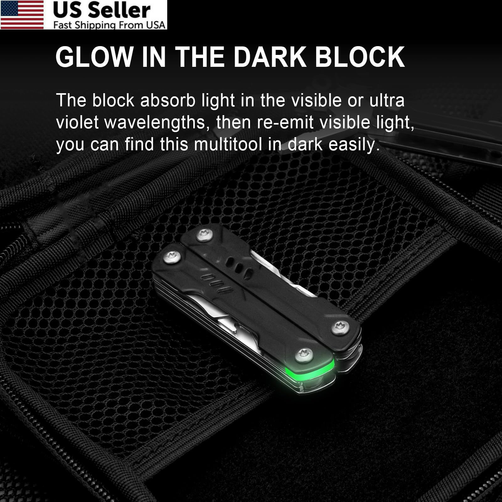 NexTool Mini Multitool - 9 in 1 Keychain Pocket Size, Sailor Lite