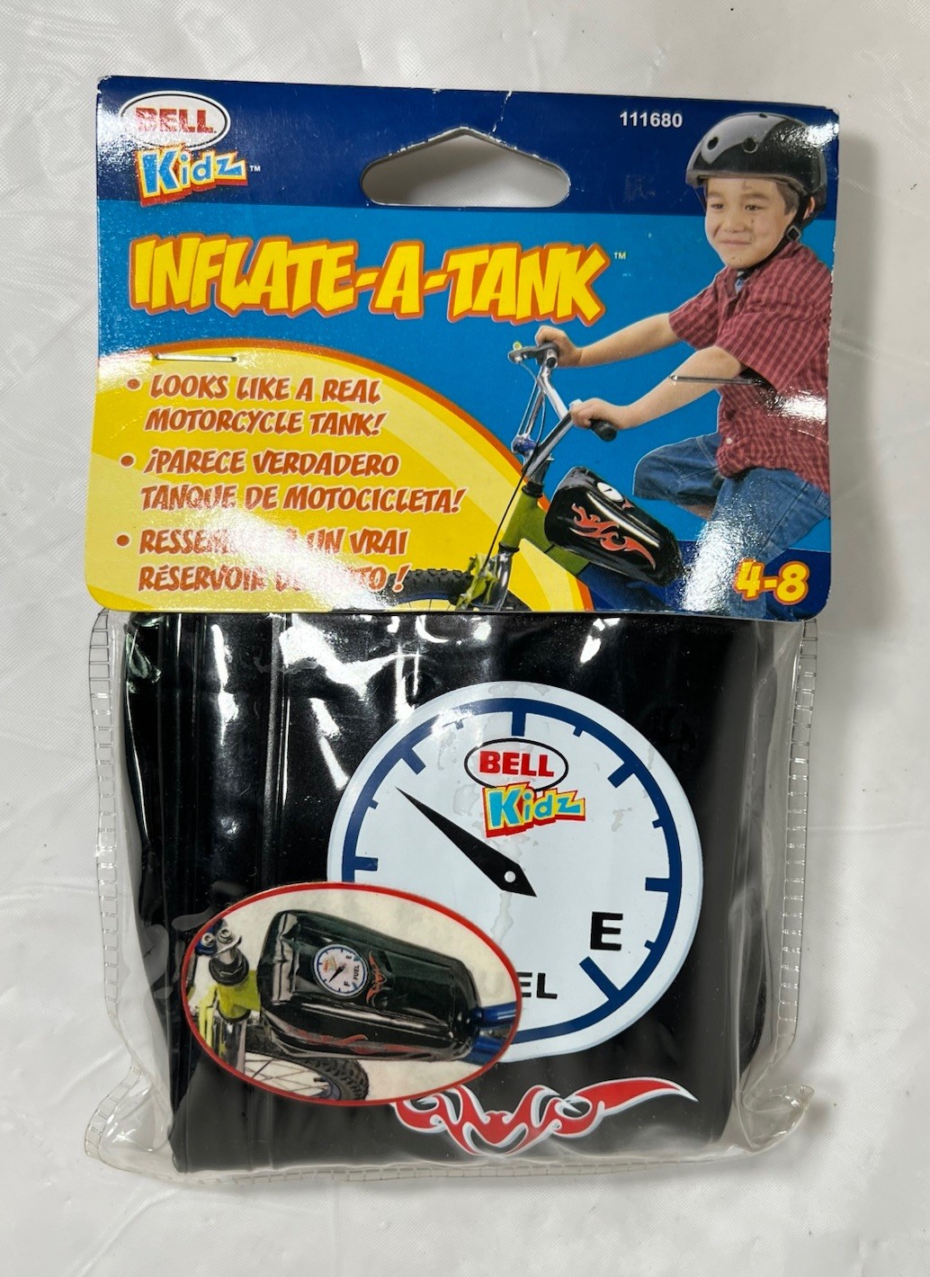 BELL KIDZ INFLATE A TANK Black For 12"-16" Bikes like MOTORCYCLE TANK NEW. 2005