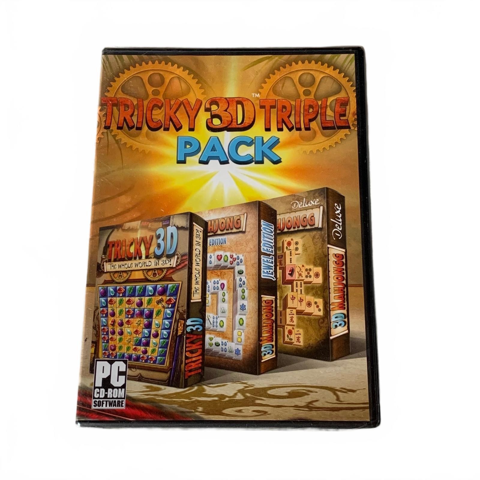 Tricky 3D Triple Pack PC CD-ROM Puzzle Game Compilation 120 Levels NEW
