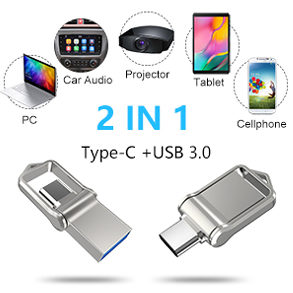 USB C Flash Drive Dual Drive USB Type-C Thumb Drive 32GB 64GB 128GB USB-C Drive