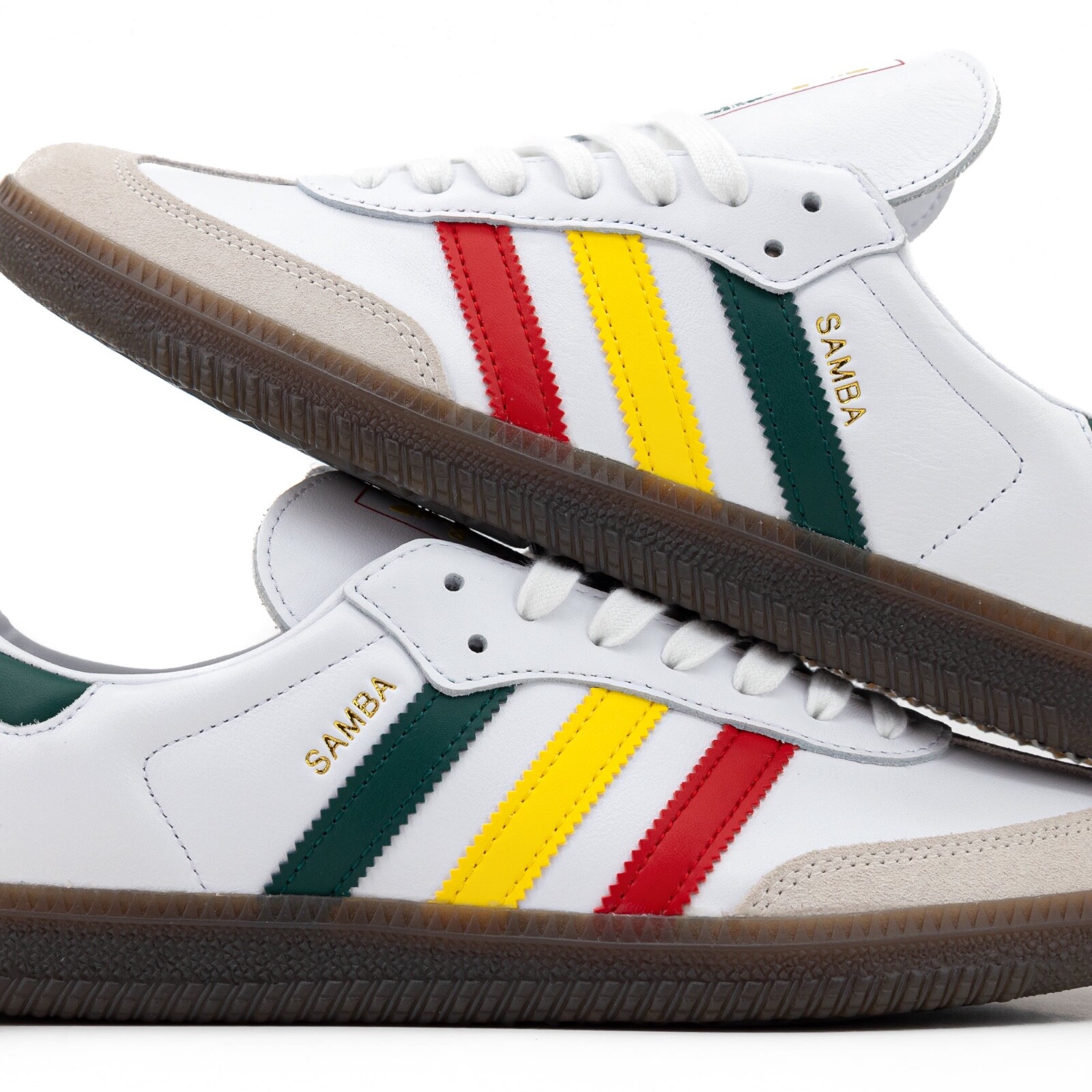 adidas Samba OG Sneakers Jamaica One Love Rasta Retro Trainers Originals Shoes