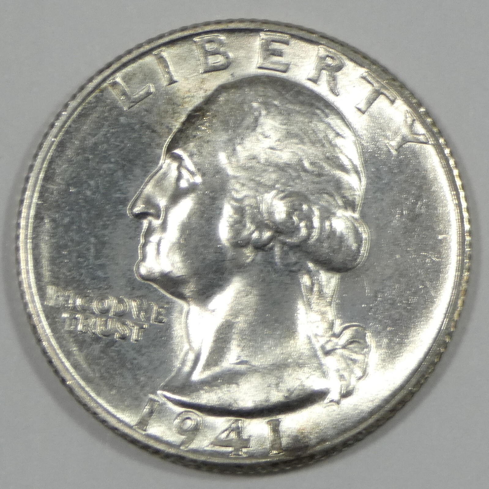 1941-S Washington Quarter Choice BRILLIANT UNCIRCULATED Silver 25c