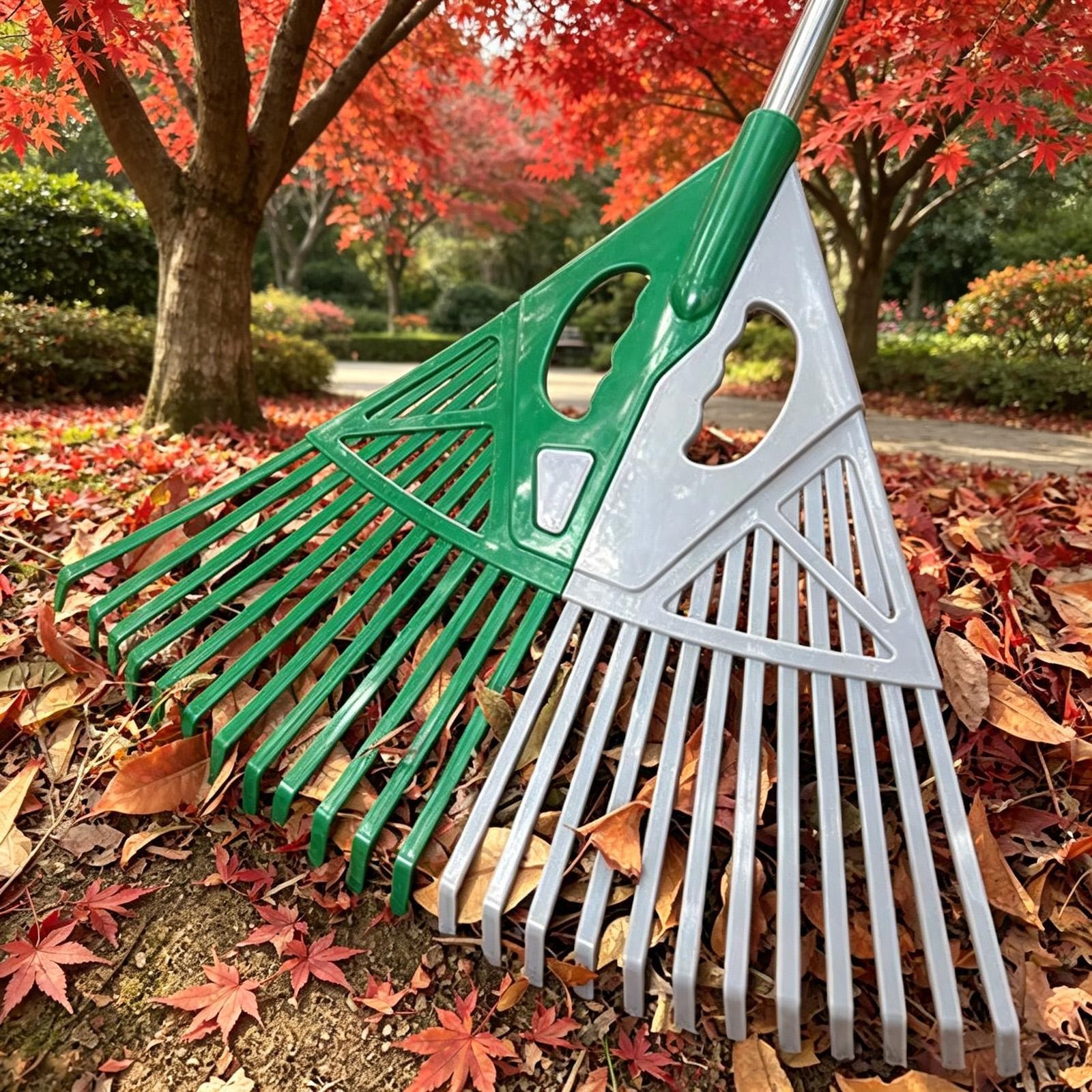 Leaf Rake Head Garden Rake Yard Shrub Gardening Tool Backyard Courtyard Cleaning