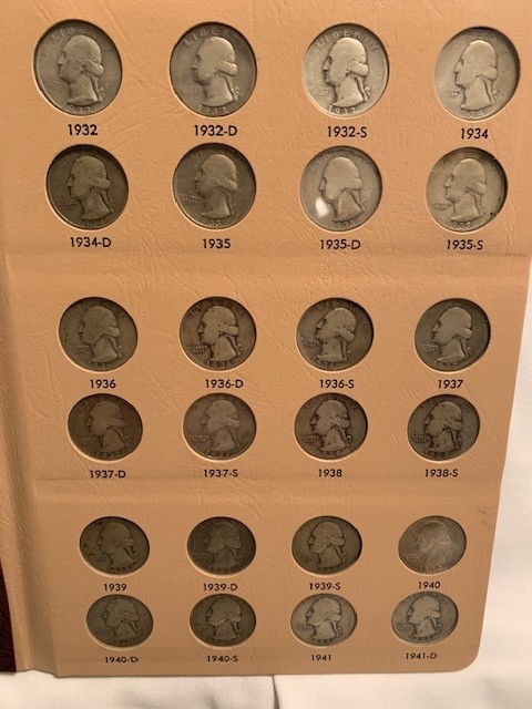 1932-1998 Washington Quarter Complete Set with PROOFS 190 Coins plus Bonus