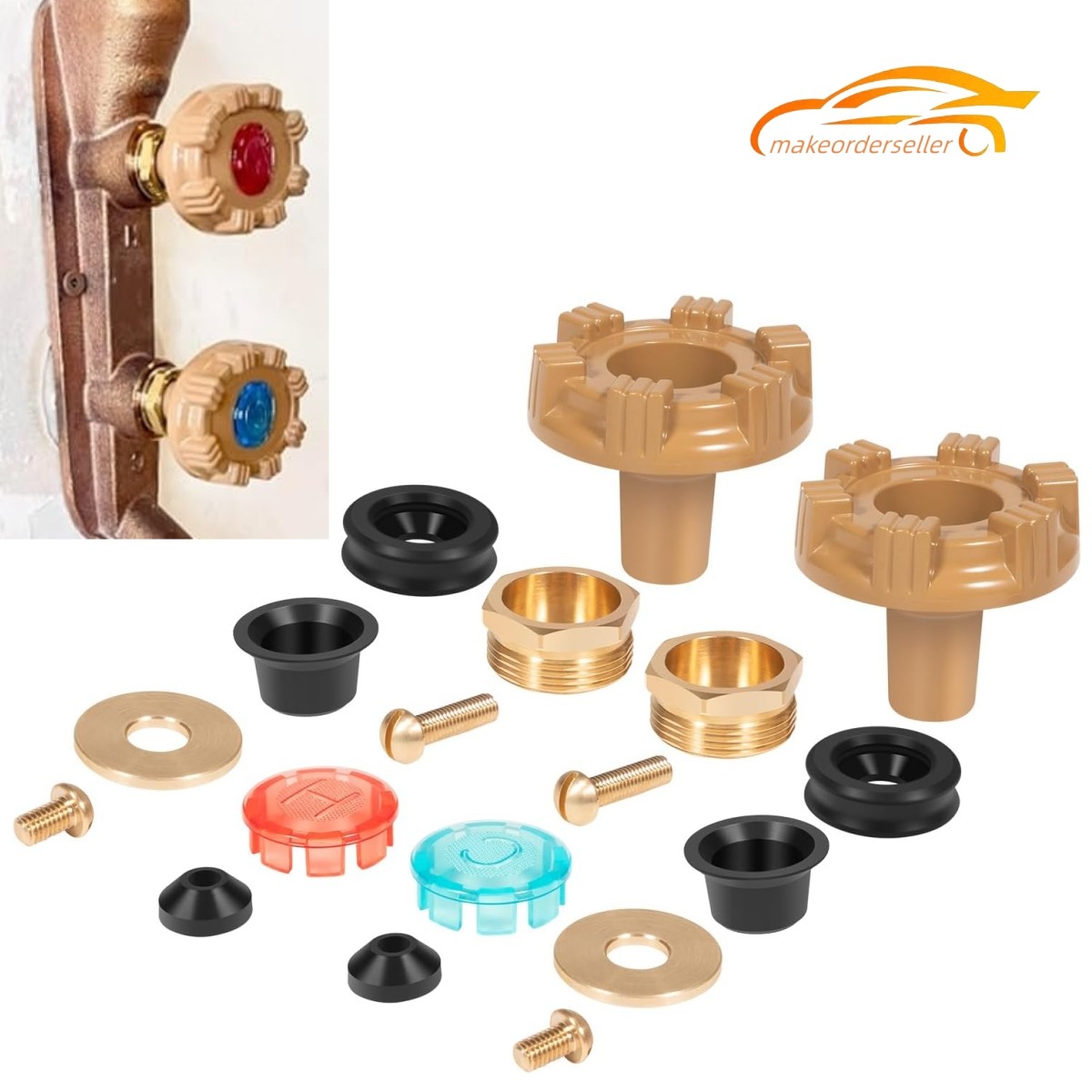 Metal Handle RK-22MH Repair Kit for Woodford Model 22 & V22 Outdoor Wall Faucets