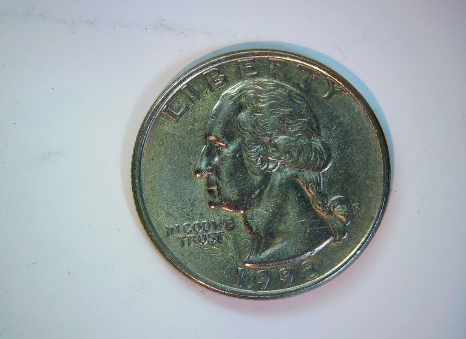 United States 1998 25 Cents Washington Quarter (Eagle reverse) Coin