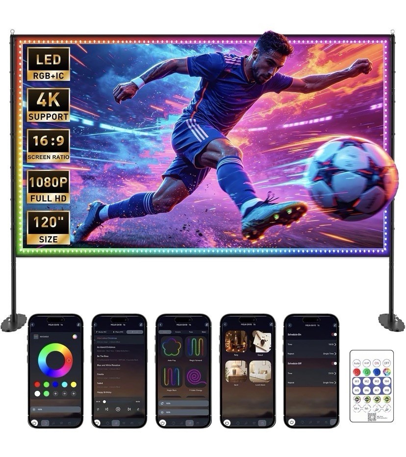 120 inch Outdoor Projection Screen