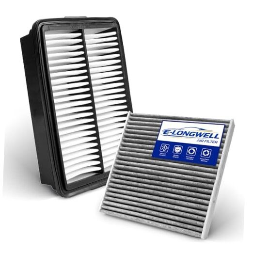 Cabin Engine Air Filter Kit for Veloster 2019 2020 2021 1.6L&2.0L