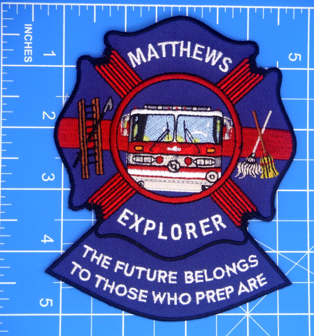 Matthews North Carolina Fire Dept. Explorers patch