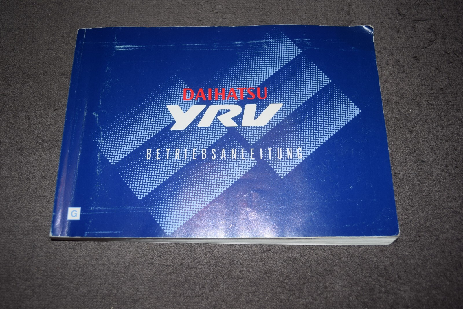 Operating Instructions Manual Board Folder Daihatsu YRV