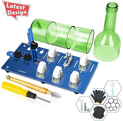 Glass Bottle Cutter Upgraded Cutting Machine for Round, Oval...