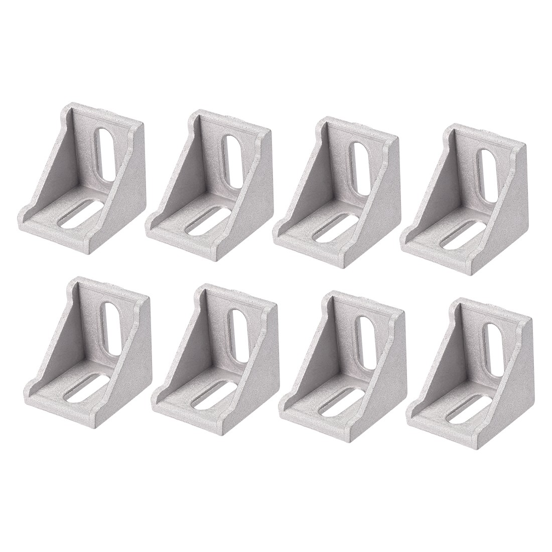 Inside Corner Bracket Gusset,40x40mm w Slot 8mm,8Pcs