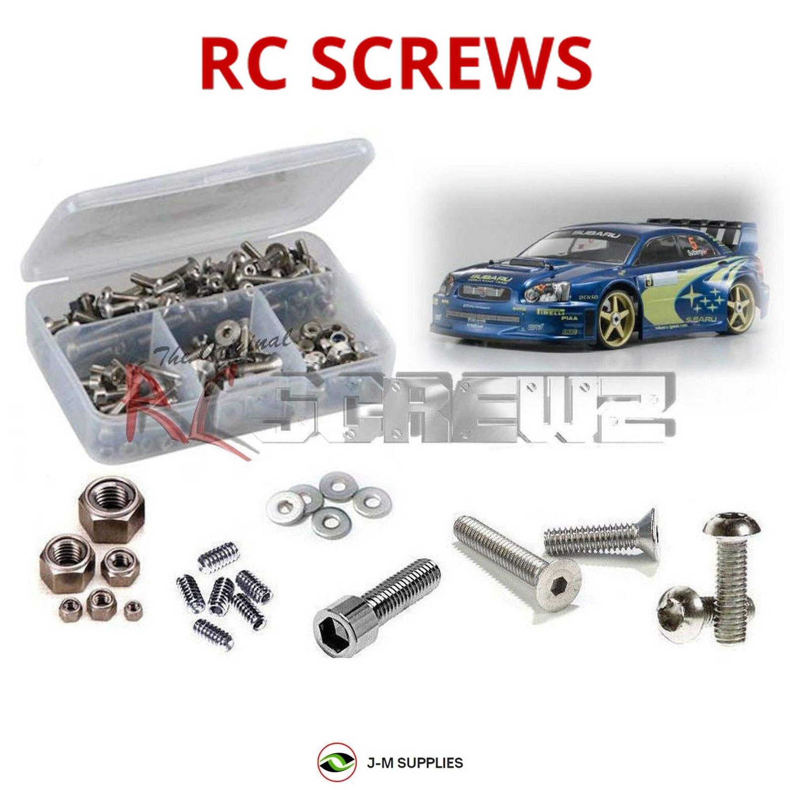 RCScrewZ Stainless Screws kyo054 for Kyosho Subaru Impreza WRC04 1/8 31811 | SET