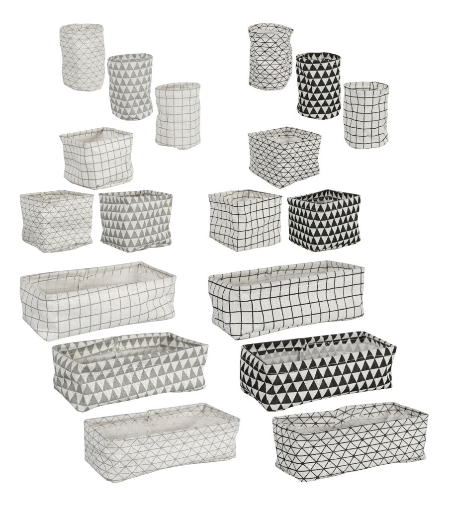 JOT Collapsible Printed Design Material Organizers (MULTI-SIZES to Choose From!)