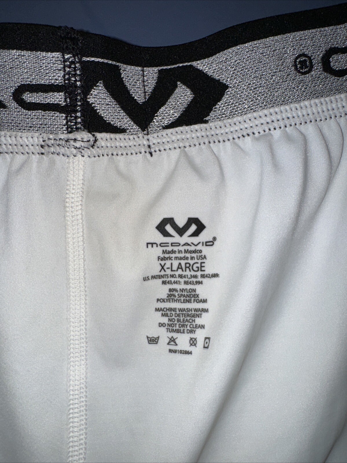 XL McDavid Football Under Teflex 3/4 Tight 36X 21