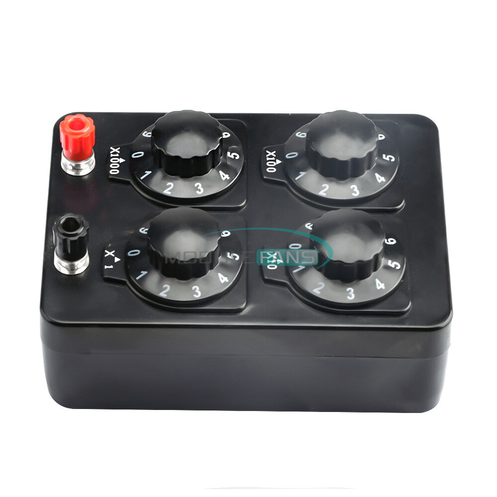 Simple Resistance Box 0-9999ohm 1ohm Progress Physical Electrical Teaching Tool