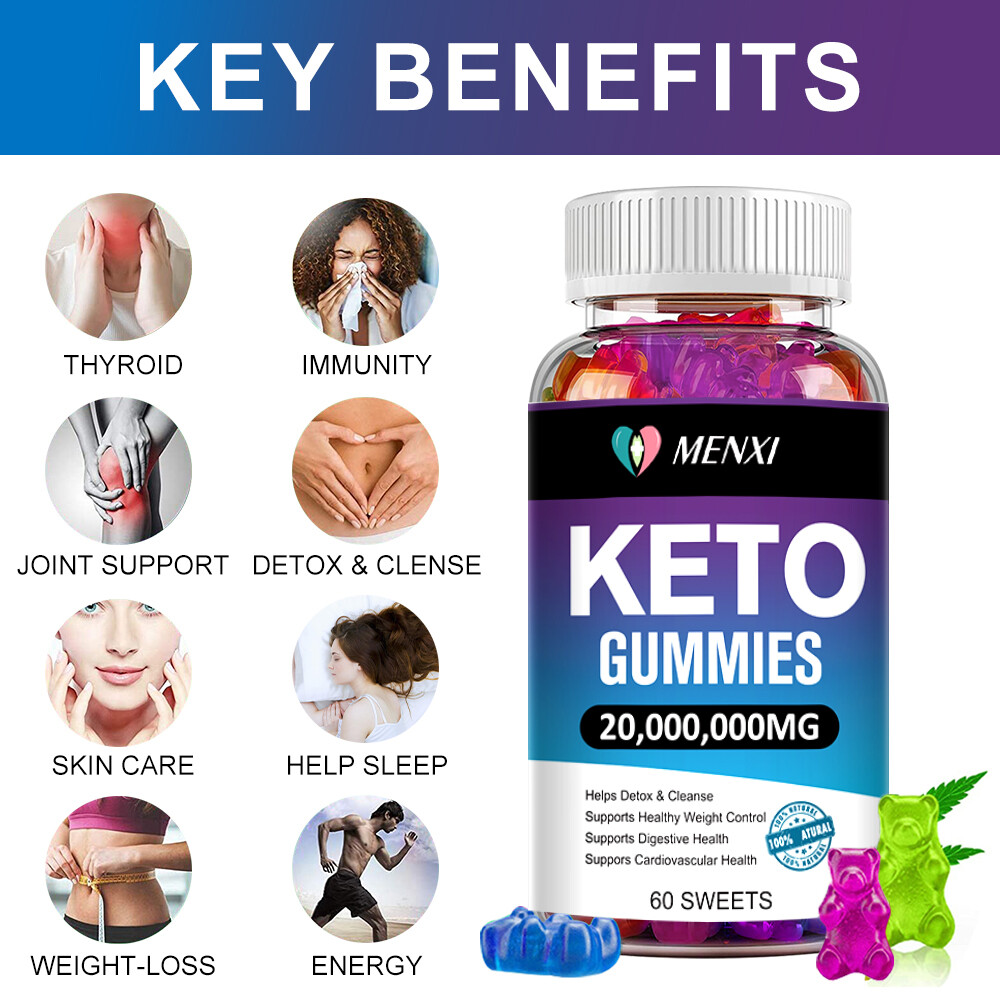 2×Keto Acv Gummies - Weight Loss, Appetite Suppressant, Liver Detox - Fat Burner