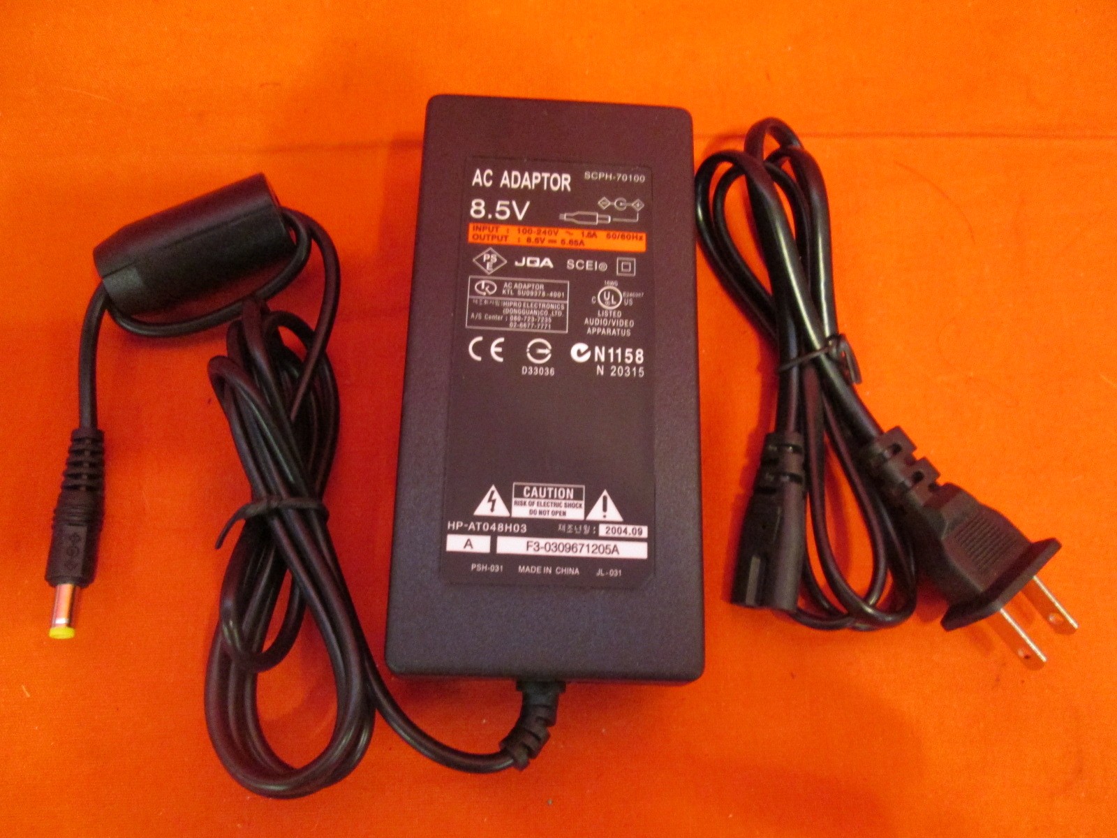 PS2 AC Adapter For Slim PS2 8.5 V For PlayStation 2 Wall Power Charger