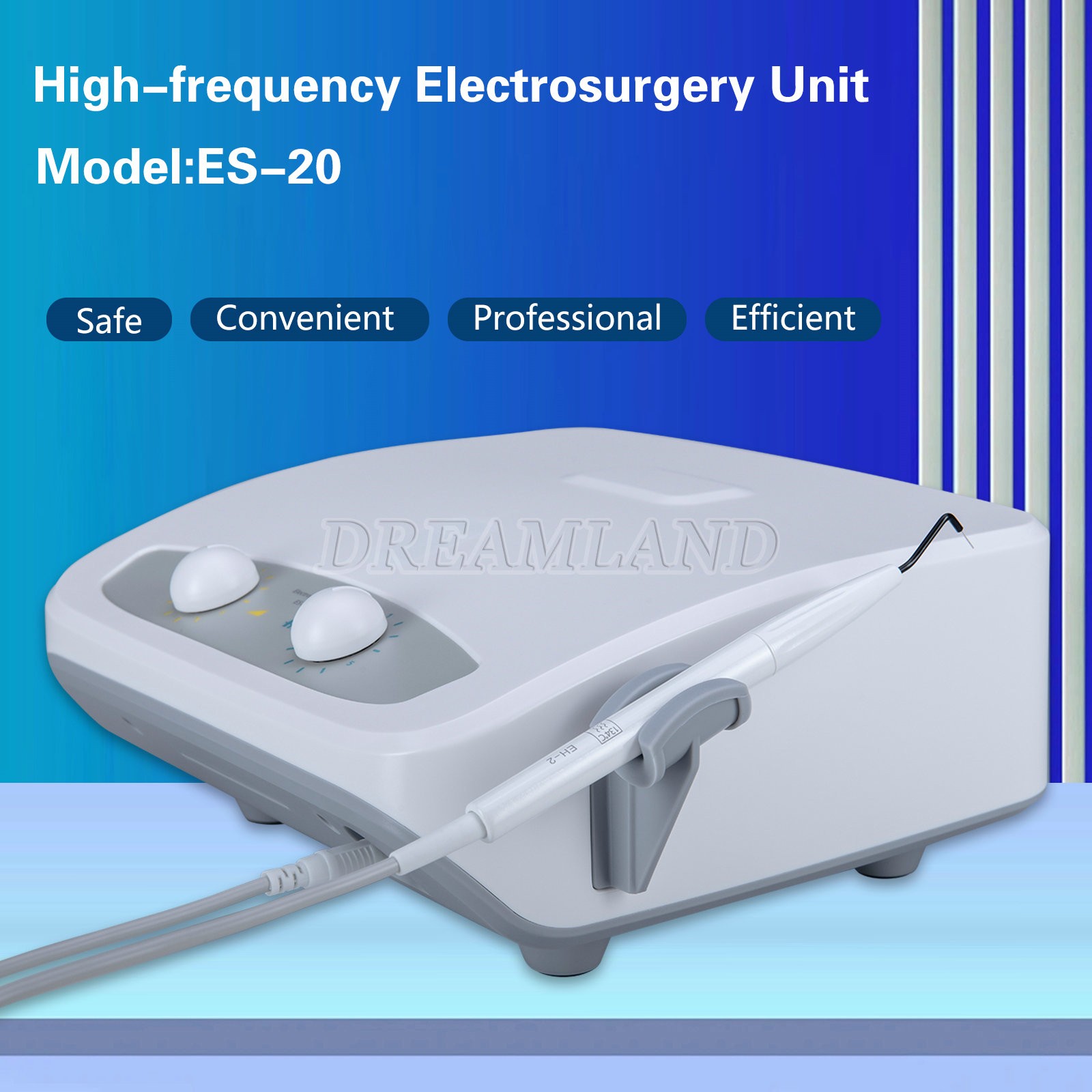 Dental Electro Electrosurgery Unit Machine High Frequency Electric 7 Knife Tips