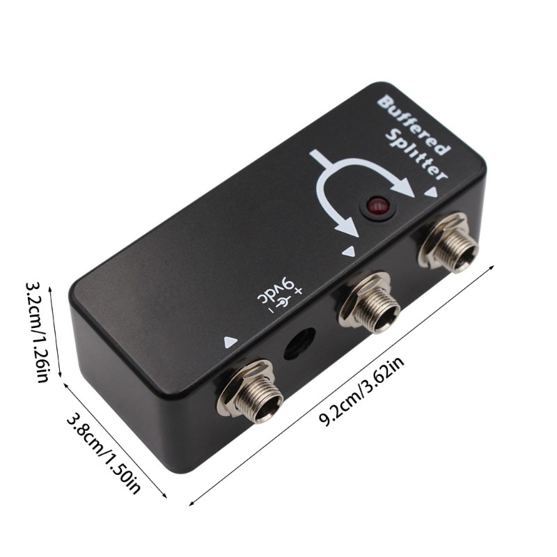 Double Amplifier Configurations Buffer Output Pedal Metal Texture for Guitar