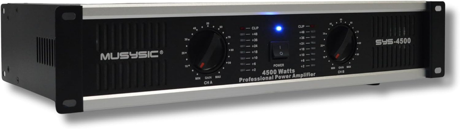 Professional Power Amplifier 2 Channel 4500W - Home Audio Component Amplifiers f