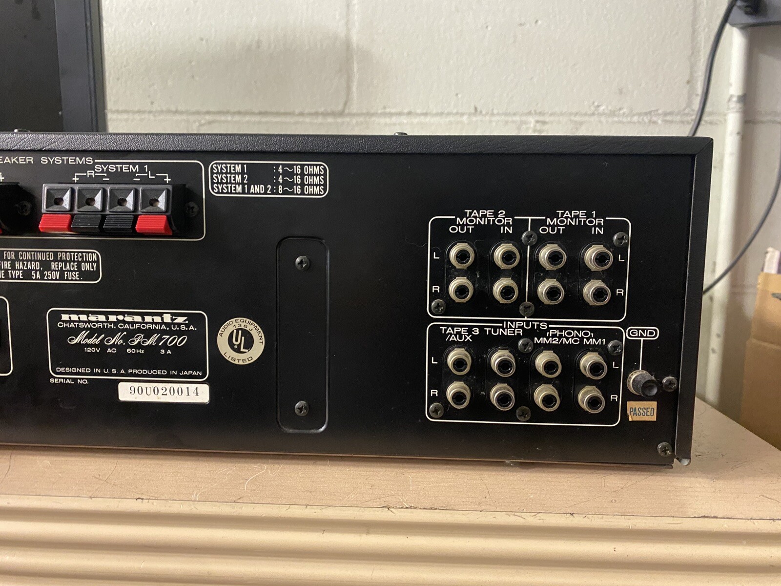 Marantz PM-700 Stereo Amplifier 80Watt Phono MM/MC