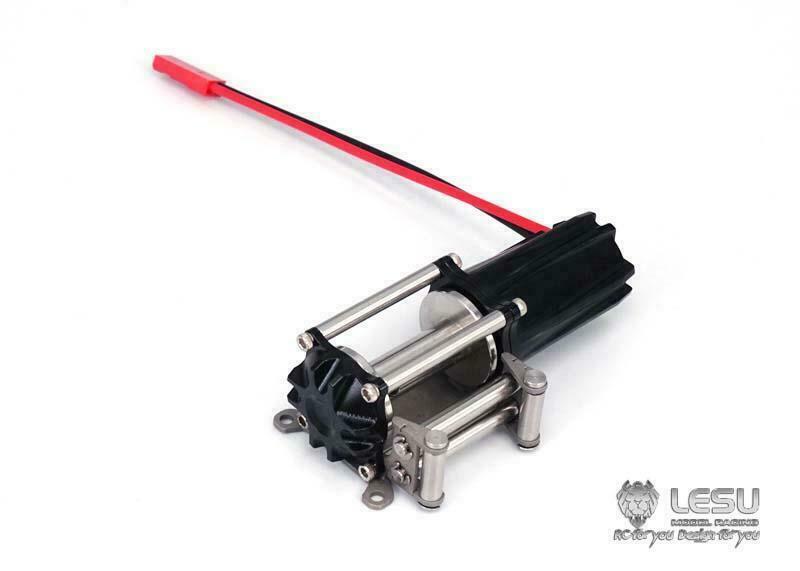 LESU Metal Electric Winch for RC DIY Car Rock Crawler 1/14 Tractor Truck Model