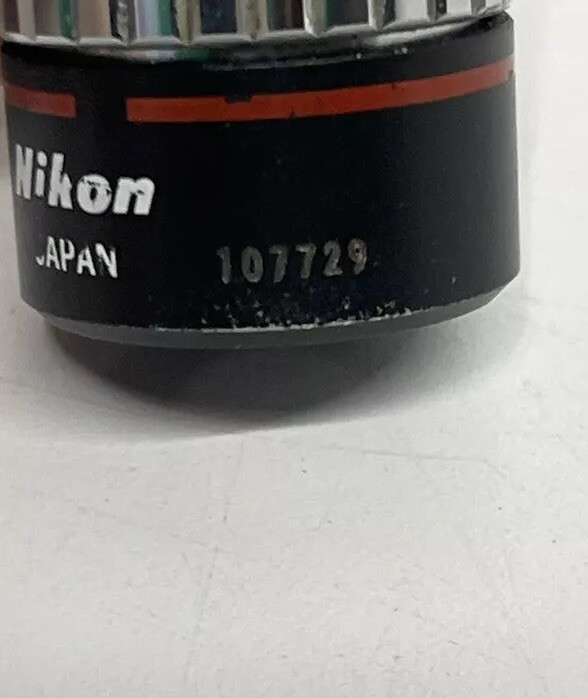 Nikon Japan 0.10 107729 Low Power Macro Microscope Objective Lens 160mm