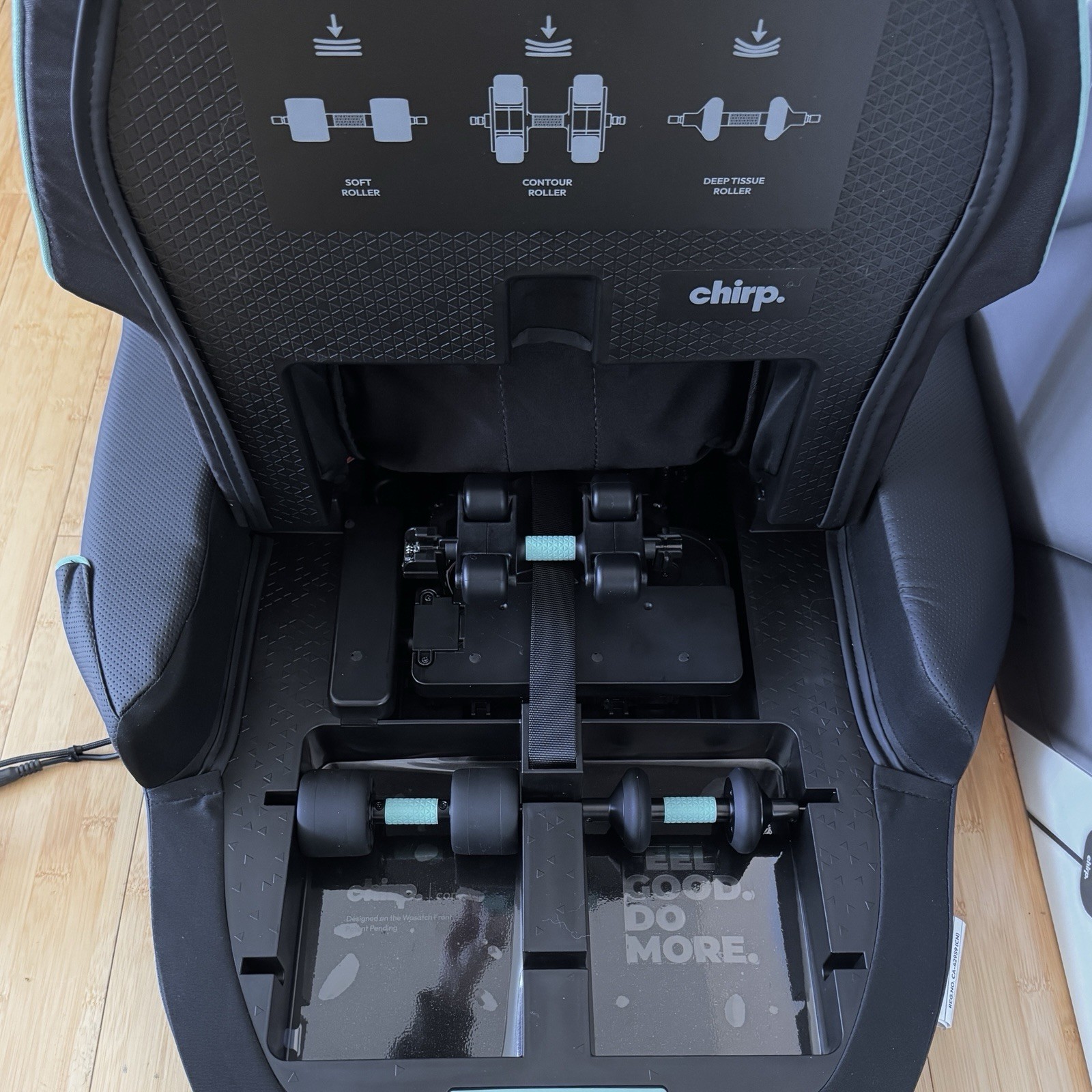 Chirp Contour Decompression & Massage Table Basic Relief Black