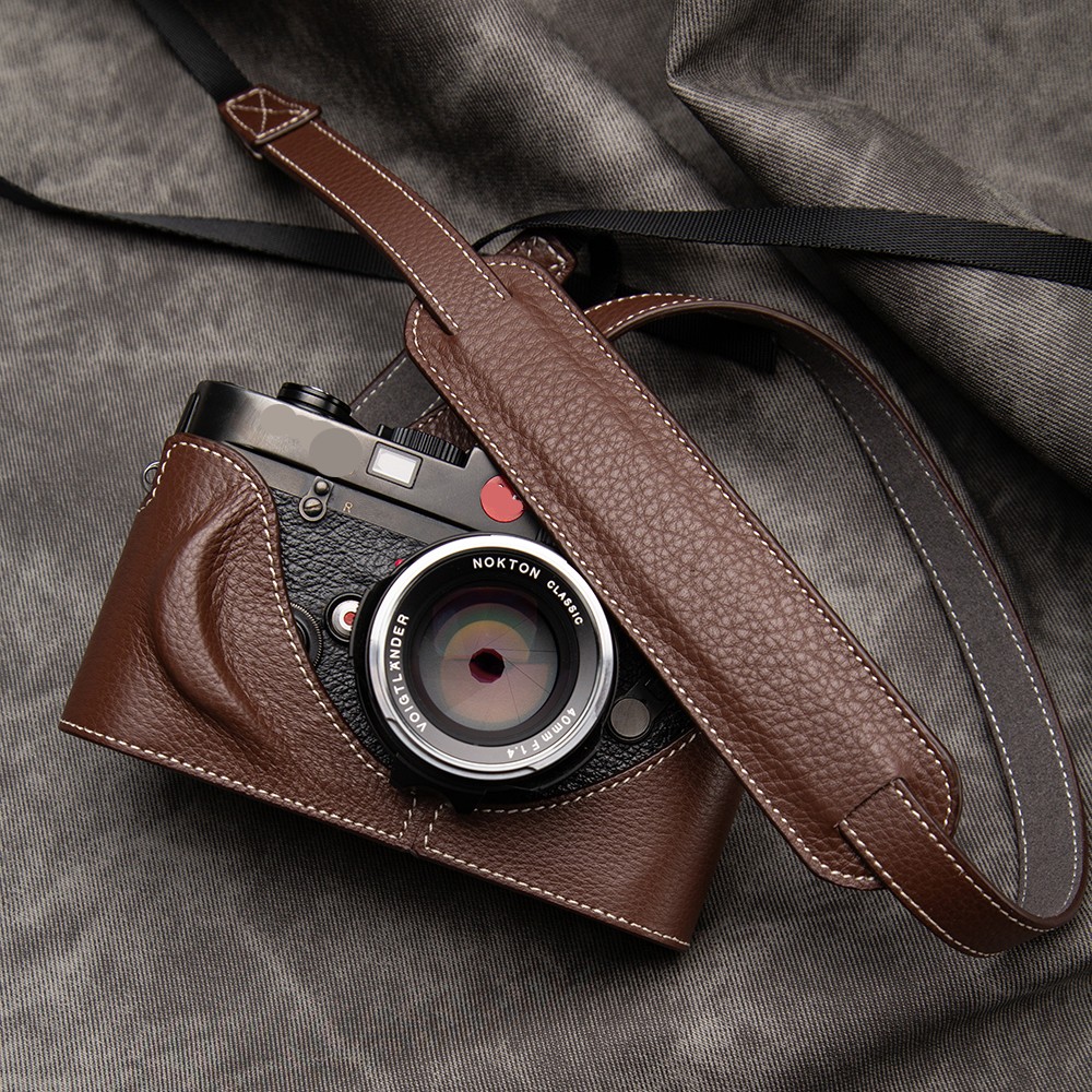 Fit For Leica M6 M4 M3 M2 M1 Genuine Leather Camera Half Case Bag Covers Protect