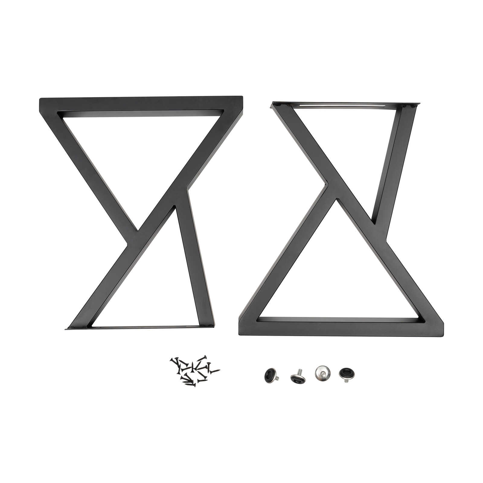 Set of 2 16" Coffee Table Legs Cast Iron Metal Desk Legs Bench Legs 200kg