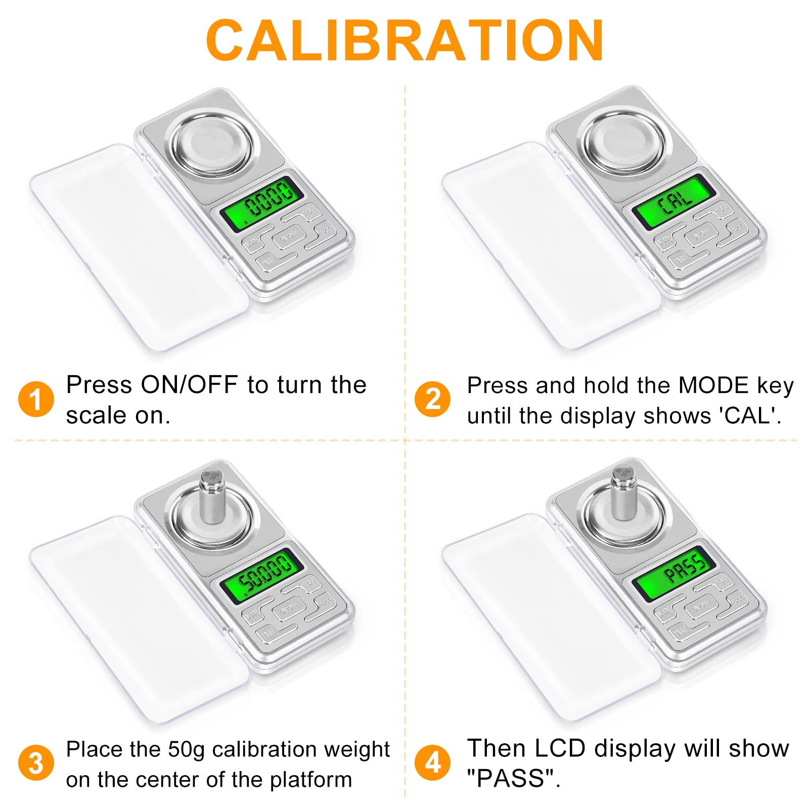 THINKSCALE Digital Reloading Scale 1500 Grain / 0.1gn with LCD Display for Re...