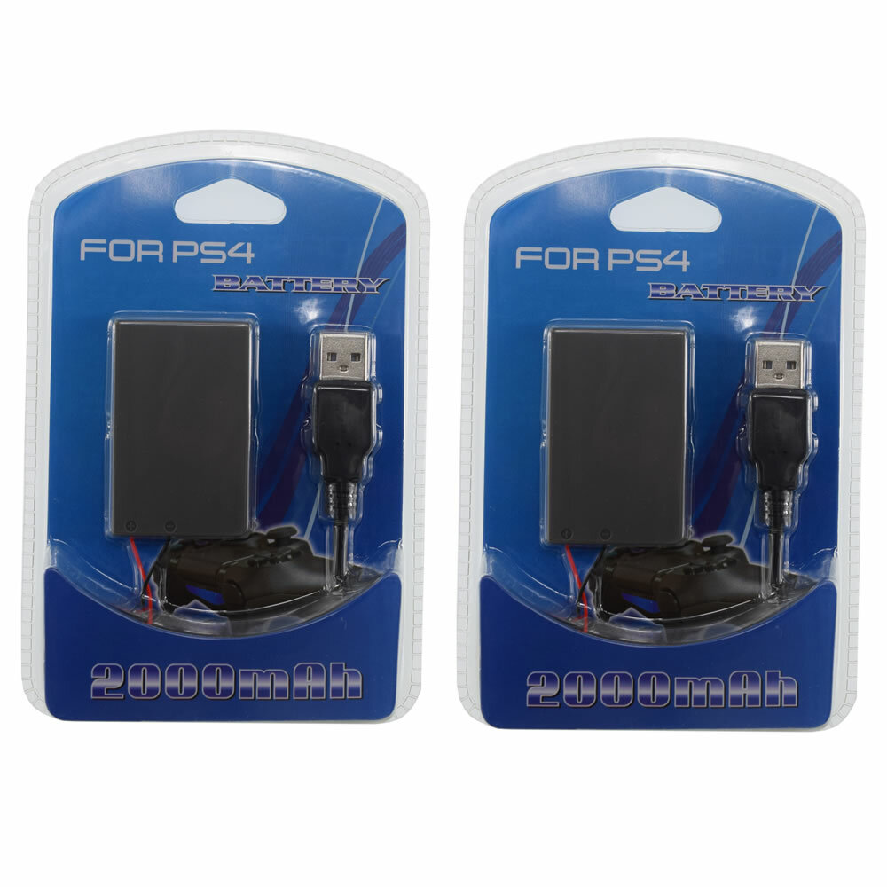 2X Replacement Battery For Sony Playstation 4 PS4 Wireless Controller - LIP1522