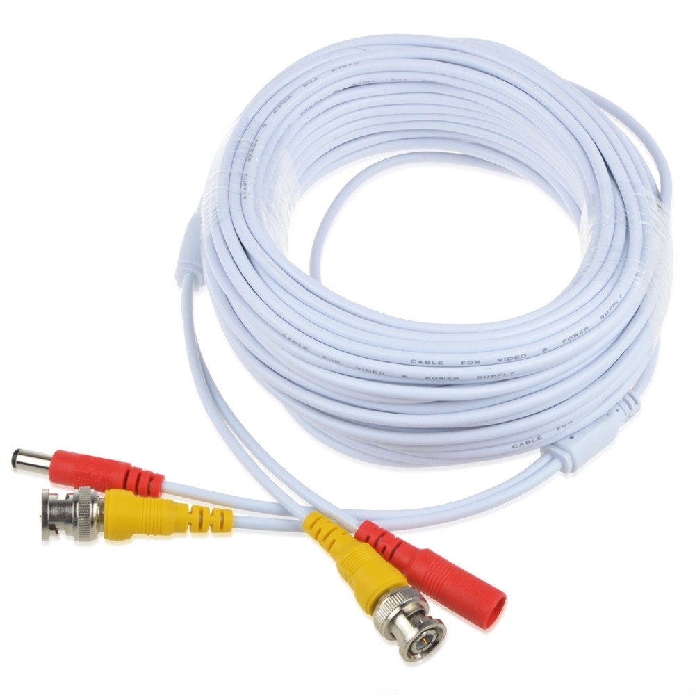50ft BNC Connector Video Power Wire Cord for Q-See Camera Cable QT5440 QT228