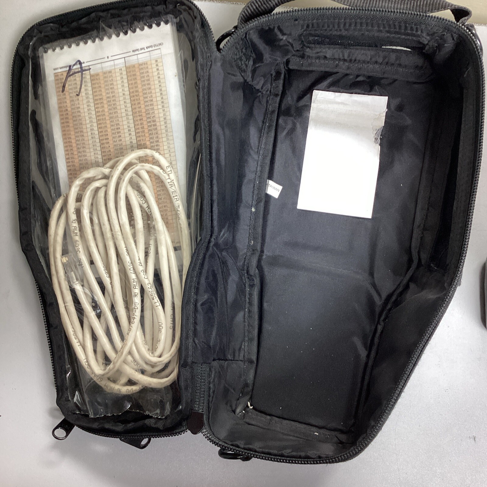 Sunrise Telecom CM750 IP Cable Tester NO POWER CABLE “A”