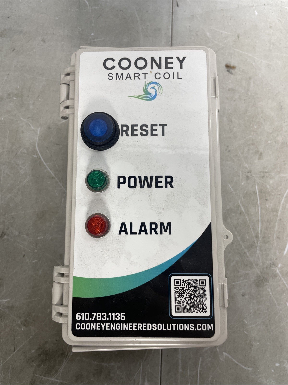 Cooney Smart Coil Replacement Enclosure Box Freeze Alert Device w Interior Board