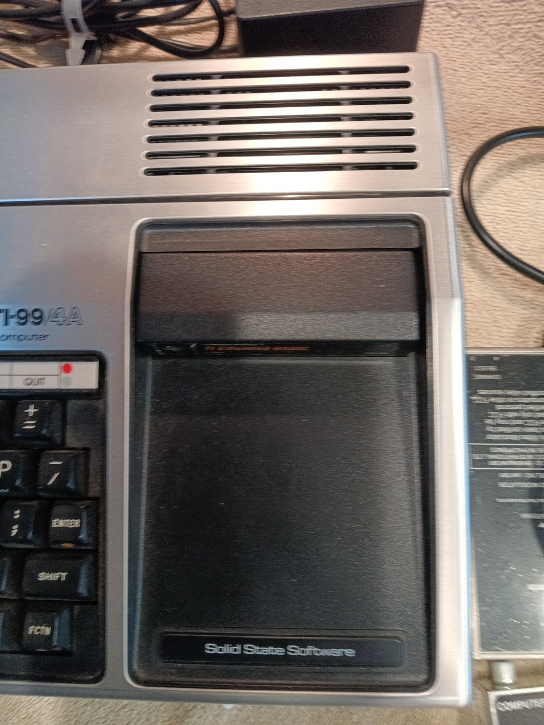 Texas Instruments TI-99/4A Home Computer Untested Read Description