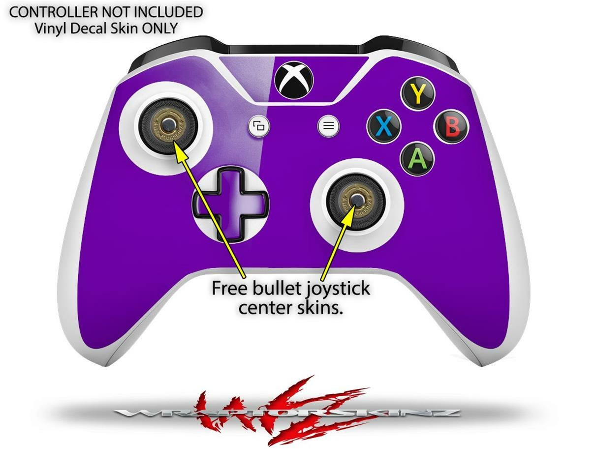 Skin XBOX One S Console Controller Solids Collection Purple