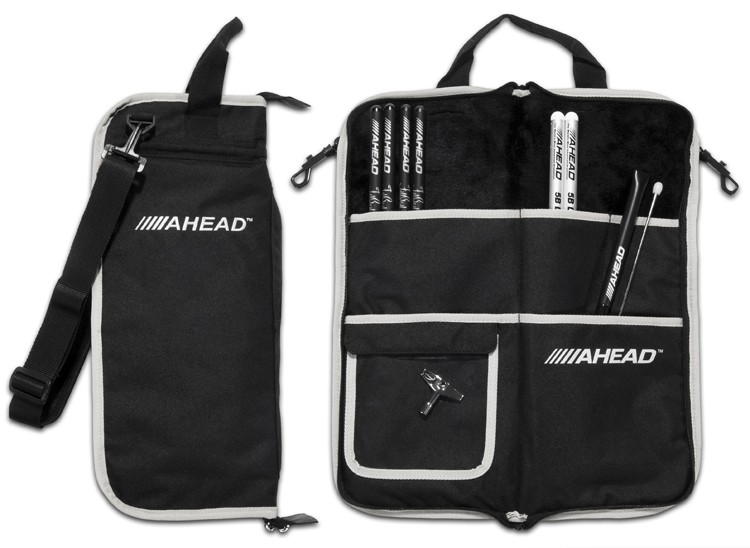 Ahead Bags - SB2 - Deluxe Stick Case (Black With Gray Trim, Plush Interior)