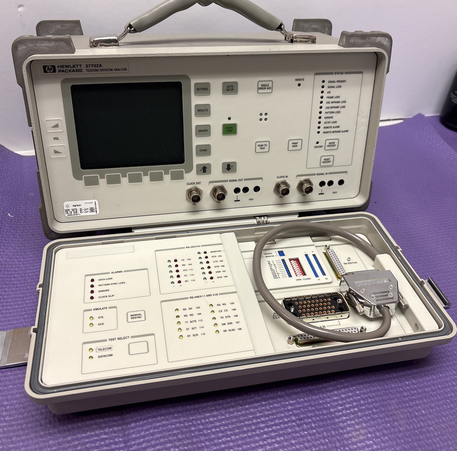 HP/Agilent 37732A Telecom/Datacom Analyzer