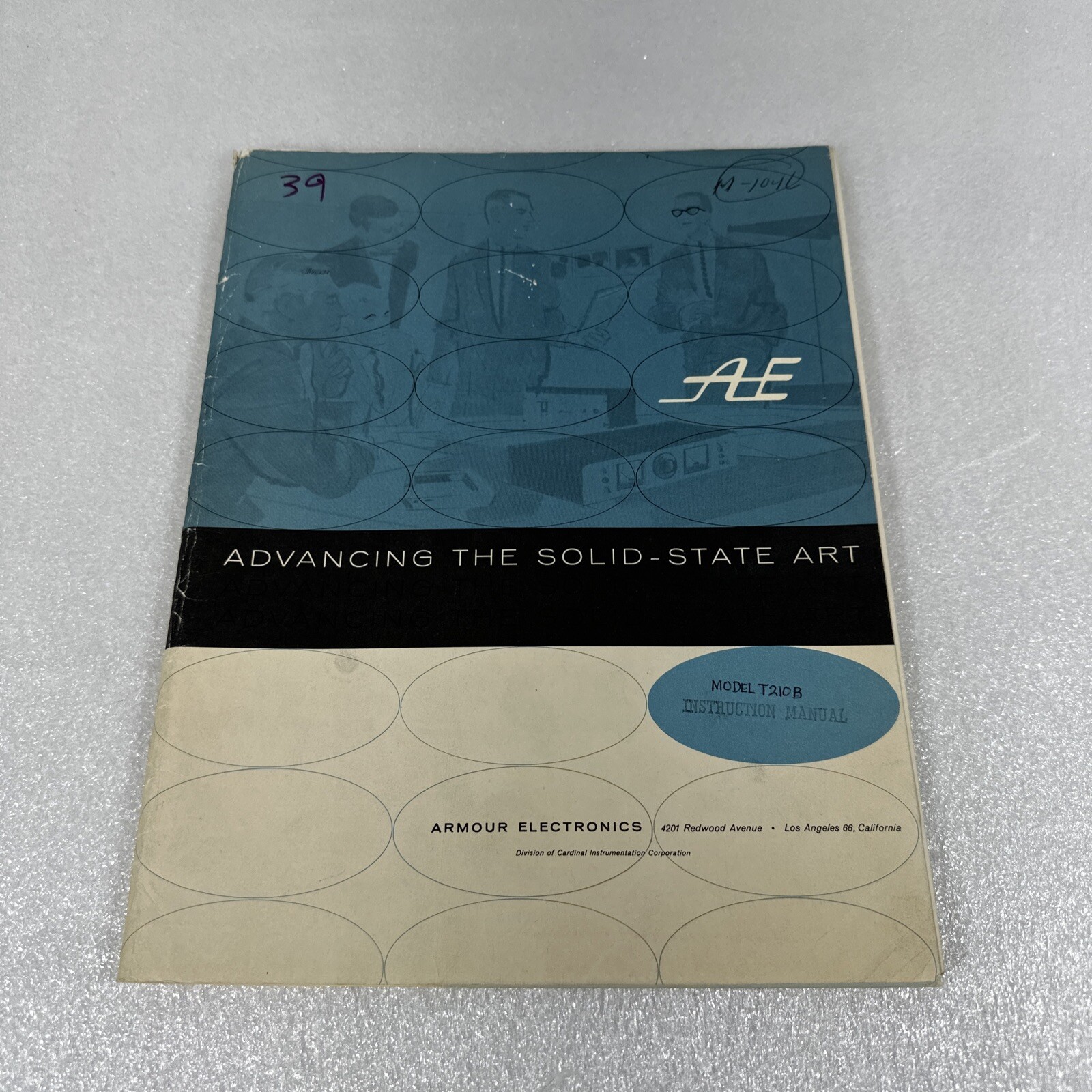 Armour Electronics T210B Transistorized Power Supply Operating Instructions